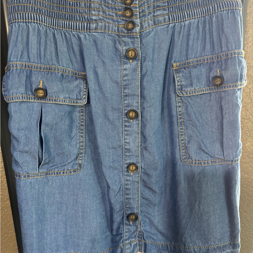 Forever 21 plus chambray skirt